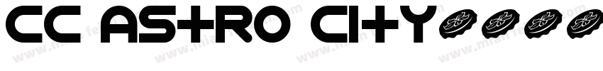 cc astro city字体转换